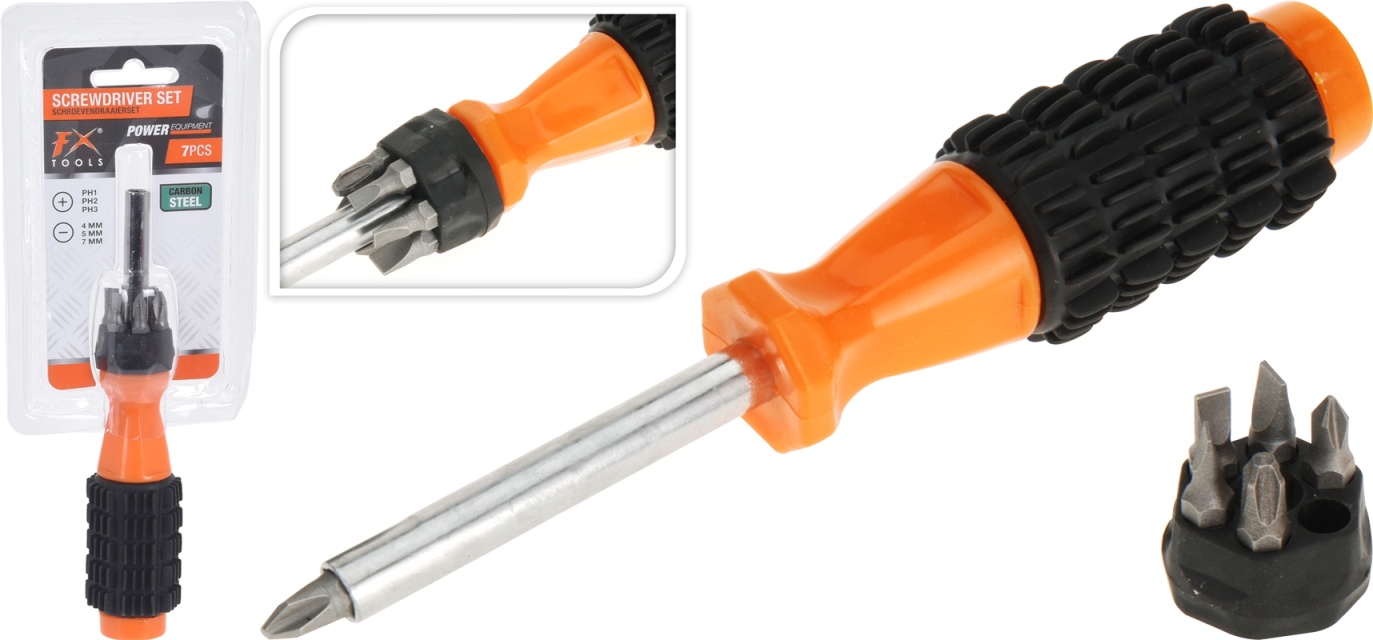 FX Tools Bitmejselset, 6 delar