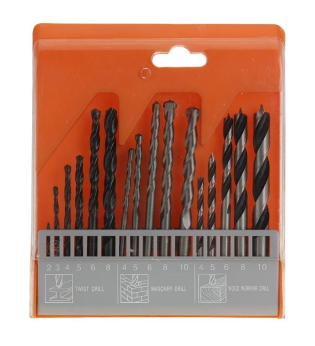 FX Tools Borrset, 16 delar