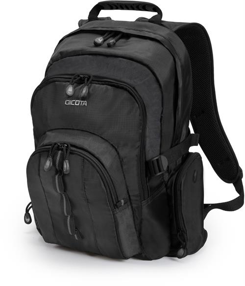 Dicota Backpack Universal - Ryggsäck för bärbara datorer upp till 15,6", 4 ficko