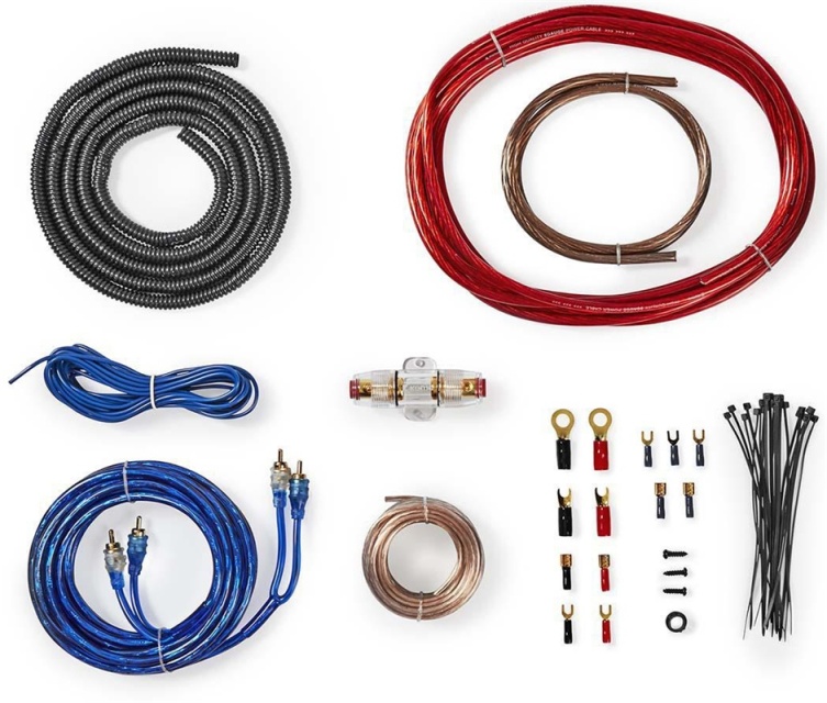 Nedis Bil Audio Connector Kit | 800 W | Guldplaterad | Presentbox