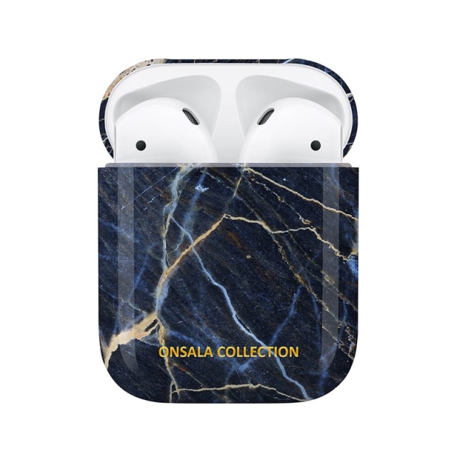 Onsala Airpods Fodral 1st and 2nd Gen. Black Galaxy Marble