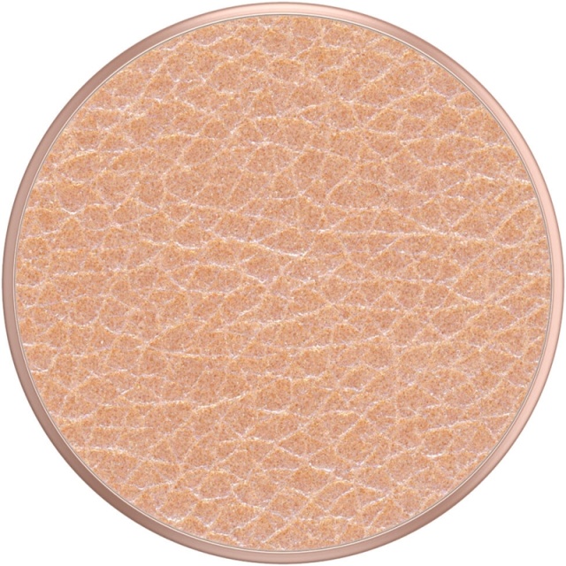 PopSockets Pebbled Vegan Leather Rose Gold Avtagbart Grip med Ställfunktion Premium