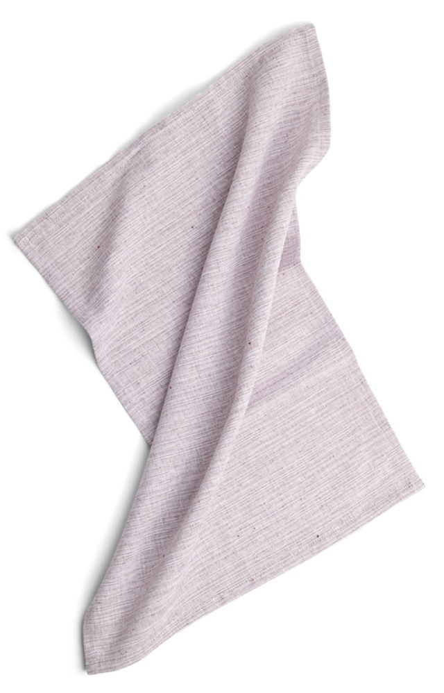 Kosta Linnewäfveri, Återvunnen kökshandduk (40x60cm), Vinröd