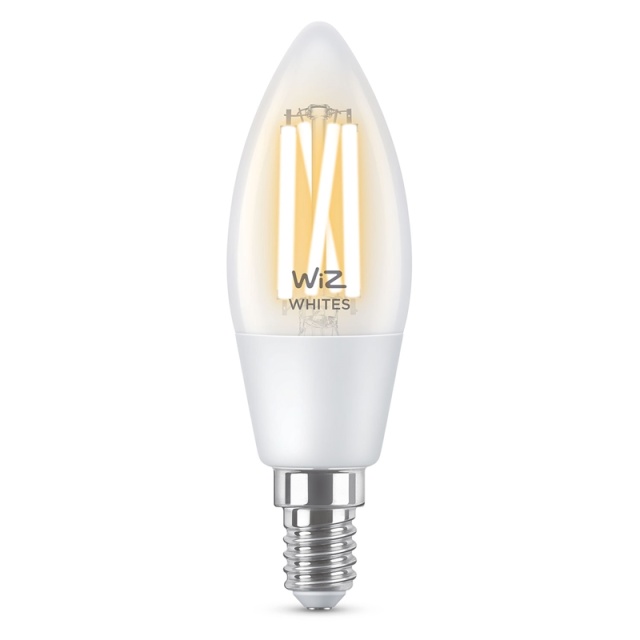 WiZ WiFi Smart LED E14 Kron 40W Filam Varm-kall