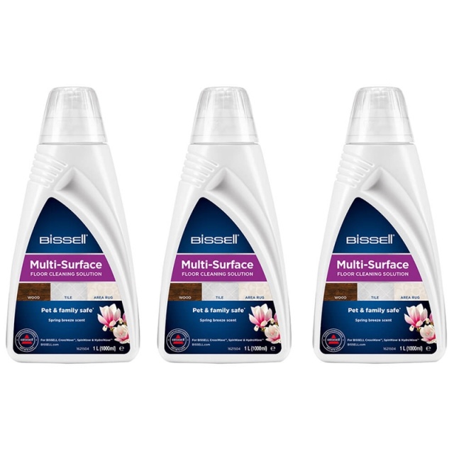 Bissell Golvrengöringsmedel för CrossWave, SpinWave & HydroWave 3 x 1 liter