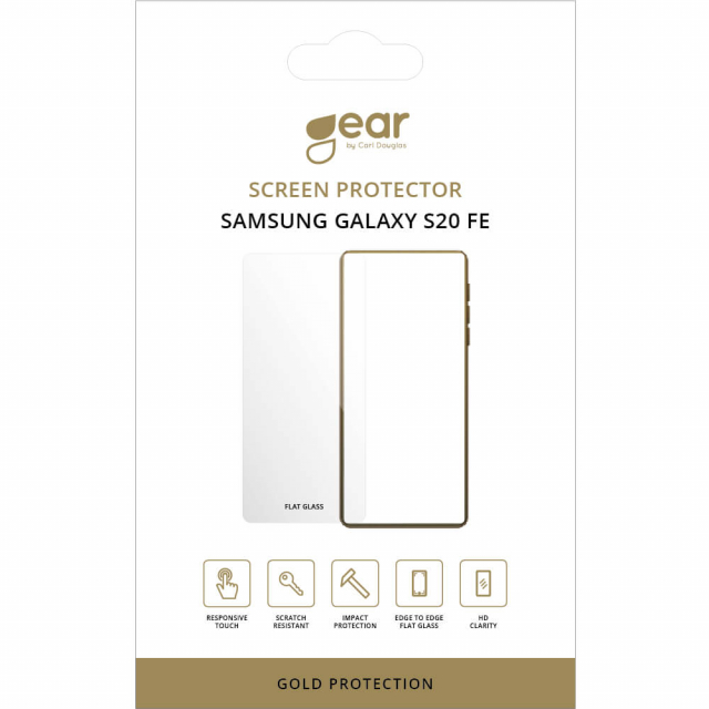 Gear Skärmskydd 2.5D Gold Case Friendly - Samsung Galaxy S20FE 5G / S20FE 4G