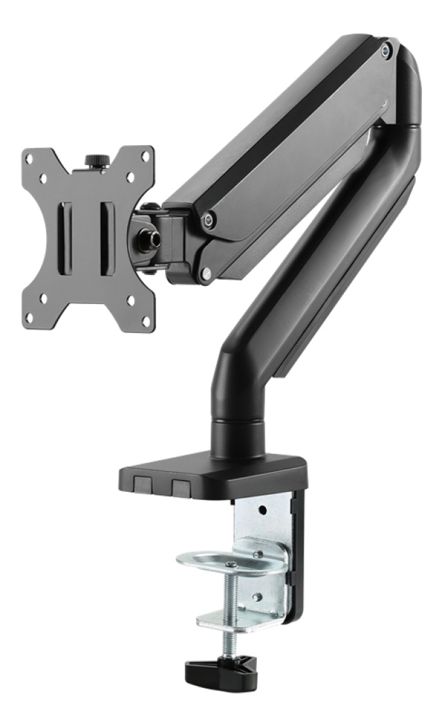 DELTACO Office, Singel desk, gas spring, 17"-32",1,5-8kg,75x75-100x100