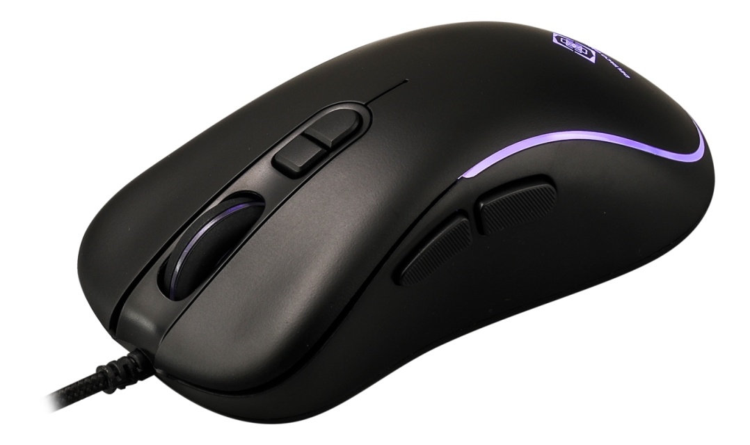 DELTACO GAMING DM120 optical gaming mouse, 3200 DPI, LED, black