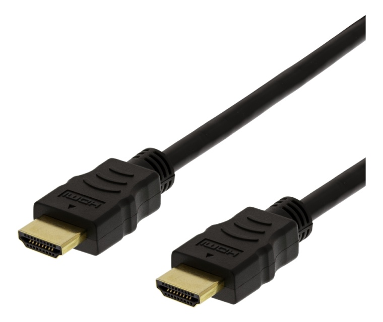 DELTACO HIGH-SPEED FLEX HDMI cable, 1M, 4K UHD, black