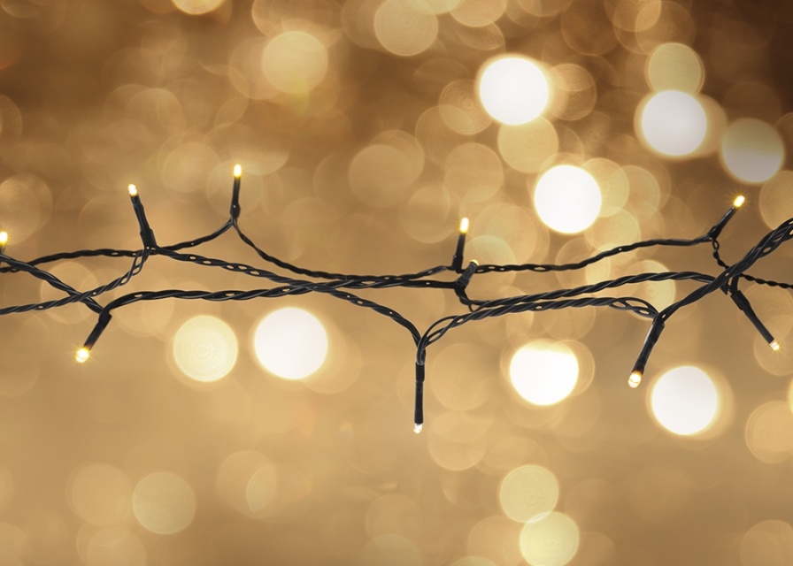 DELTACO SMART HOME WiFi light chain, 15m, 120 led, adapter,IP44,WW