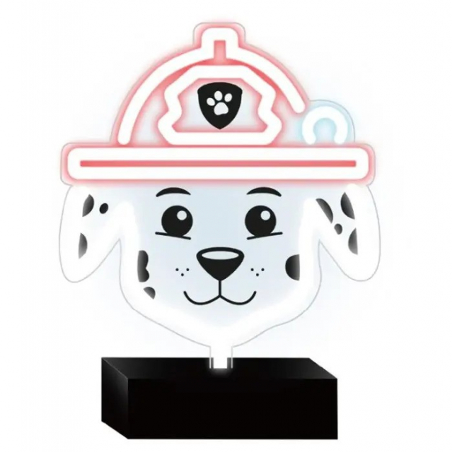 Paw Patrol LED Neon Light MARSHALL på Stativ
