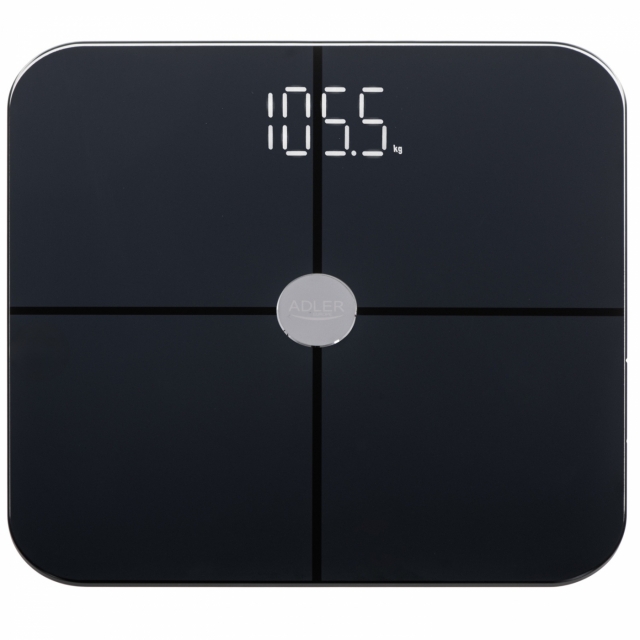 Adler AD 8187 Black Smart bathroom scale