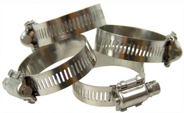 Swim & Fun Hose Clamps Stainless Steel, 4 pcs