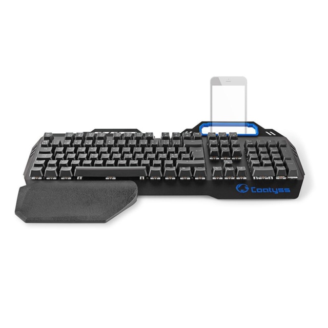 Nedis Trådat Gaming Tagentbord | USB | Mekaniska Nycklar | RGB | Nordisk | ND Layout | USB ström | Strömkabel längd: 1.70 m | Spel