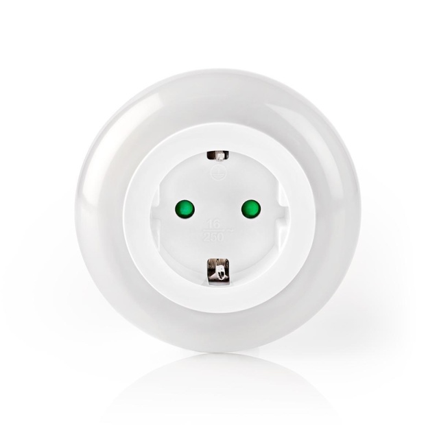Nedis Plug-In LED Natt Belysning | Dag / natt sensor | 3680 W | 10 lm | Blå / Grön / Vit