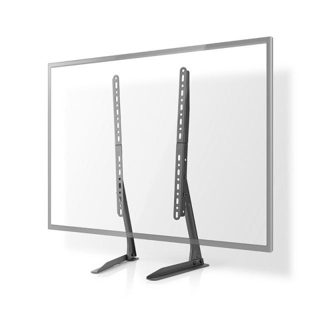 Nedis Fast TV Stand | 13 - 70 " | Maximal skärmvikt som stöds: 50 kg | Justerbar förinställda höjder | Stål | Svart
