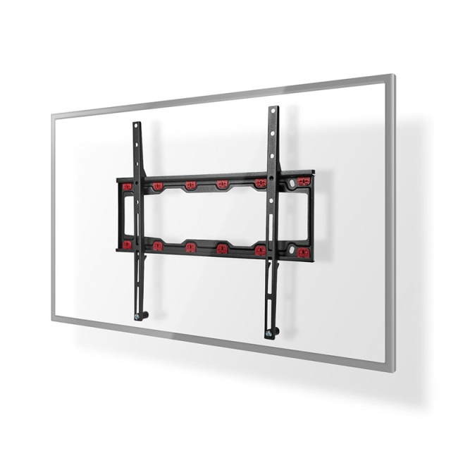 Nedis Fast TV väggfäste | 23 - 55 " | Maximal skärmvikt som stöds: 35 kg | Minsta väggdistans: 28 mm | Stål | Svart
