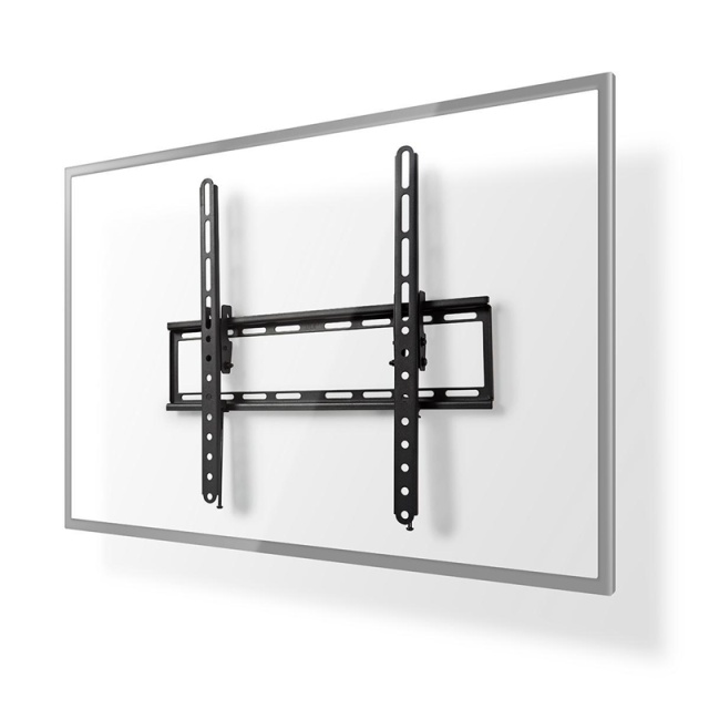 Nedis Tiltbar TV väggfäste | 23 - 55 " | Maximal skärmvikt som stöds: 35 kg | Går att tilta: 12 ° | Minsta väggdistans: 38 mm | Stål | Svart