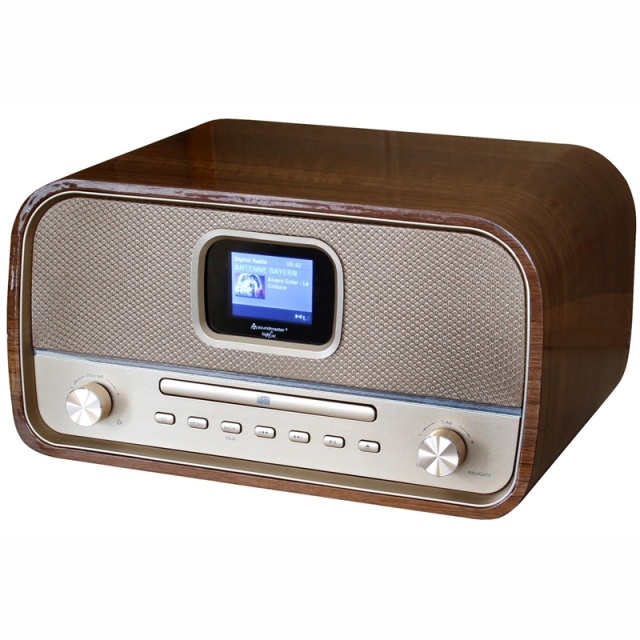 Soundmaster Musik-anläggning Radio CD Bluetooth DAB970BR1 Trä