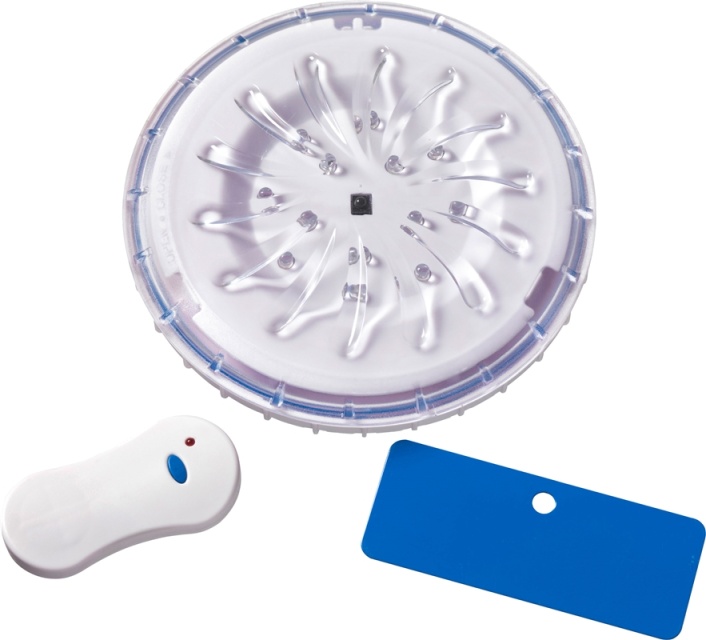 Swim&Fun trädgårds- & poolbelysning med fjärrkontroll & magnet-montering