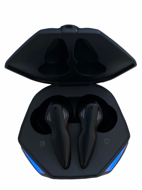 U30 Trådlösa In-Ear Gaminghörlurar med LED, Svart