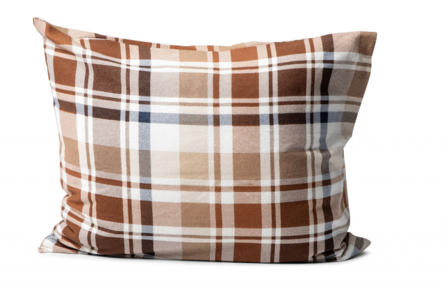 Kosta Linnewäfveri Mosshed Flanell Örngott, Sand