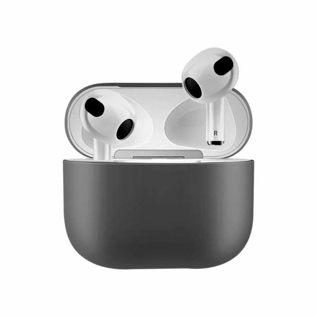 Silikonskal till Airpods 3, Mörkgrå