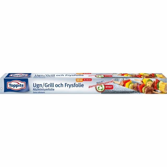 Toppits Ugn, Grill&Frysfolie 44cmX10m  (Obs 12st DFP)