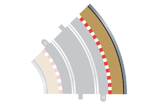 Scalextric Rad 2 outer borders & barriers (till C8206)