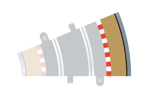 Scalextric Rad 2 outer borders & barriers (till C8234)