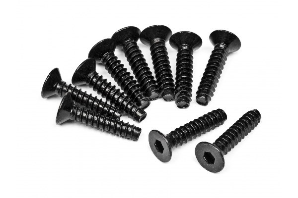 Tp. Flat Head Screw M4X18Mm (Hex Socket/10Pcs)