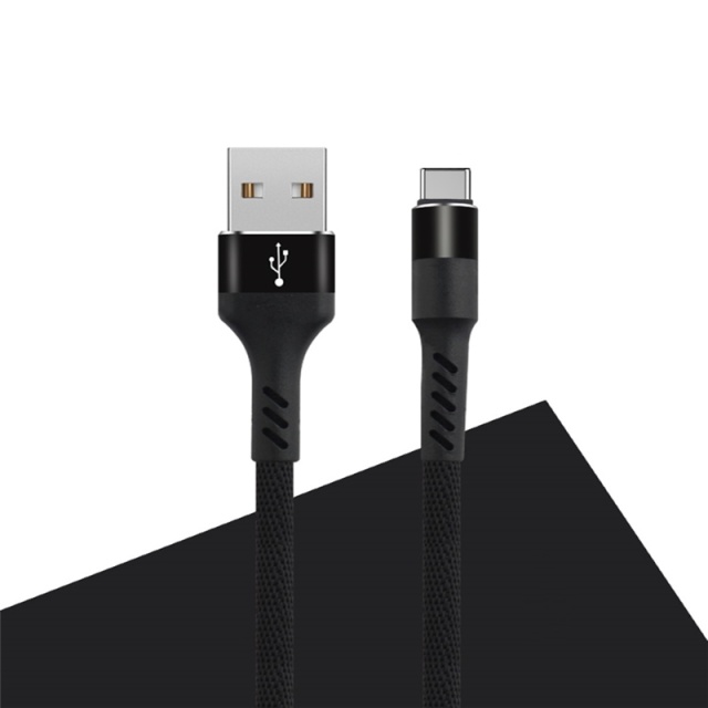 MXUC-01 USB-C Kabel (2A) Fast Charge, Svart