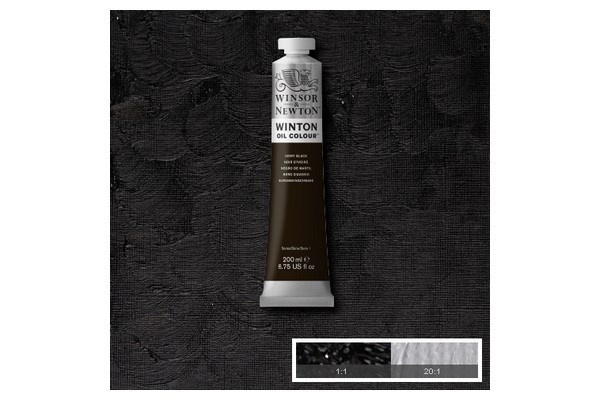 Winton Oil Col 200Ml (24) Ivory Black 331