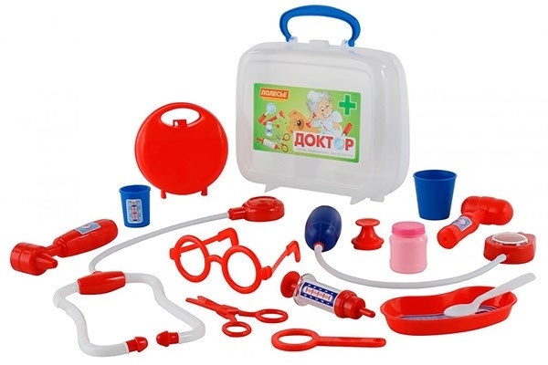 Doktor-Set med tillhörande väska