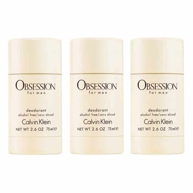 Calvin Klein 3-pack Calvin Klein Obsession For Men Deostick 75ml