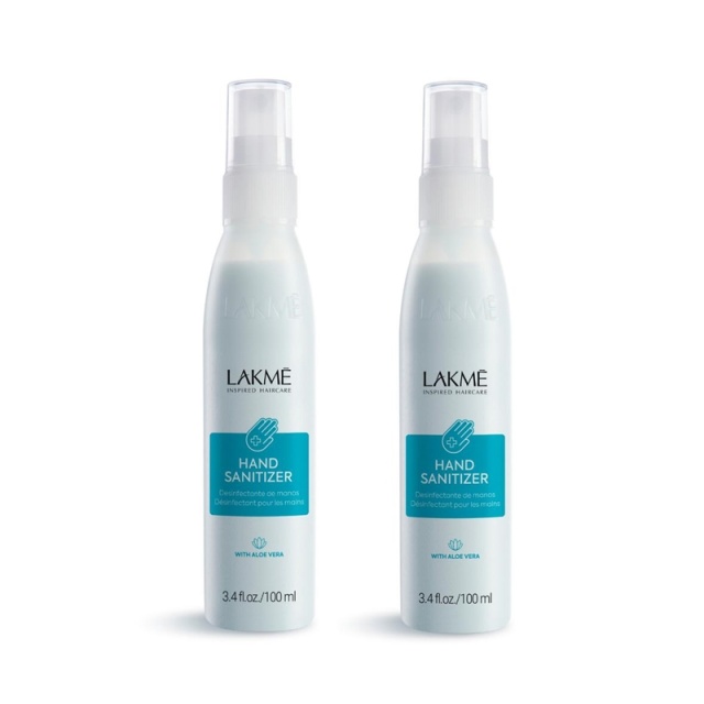 Cleansing Hand Gel With Alcohol 2-pack Lakmé Hand Sanitizer With Aloe Vera 100ml