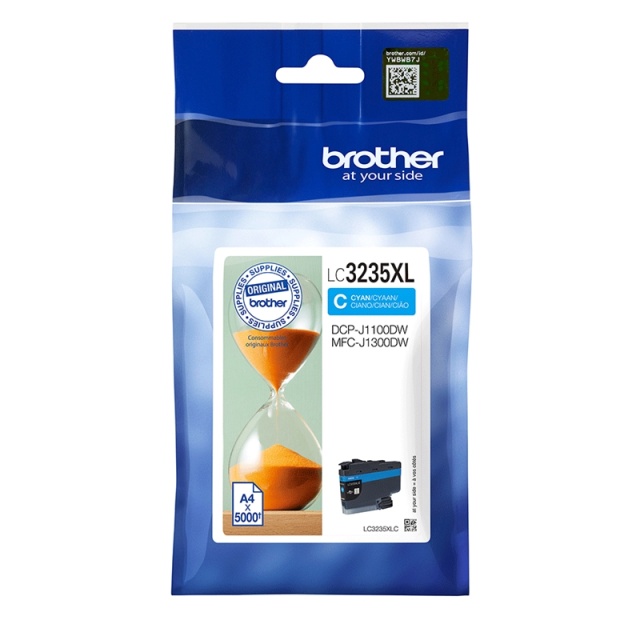 Brother LC-3235XLC bläckpatroner 1 styck Original Hög (XL) avkastning Cyan