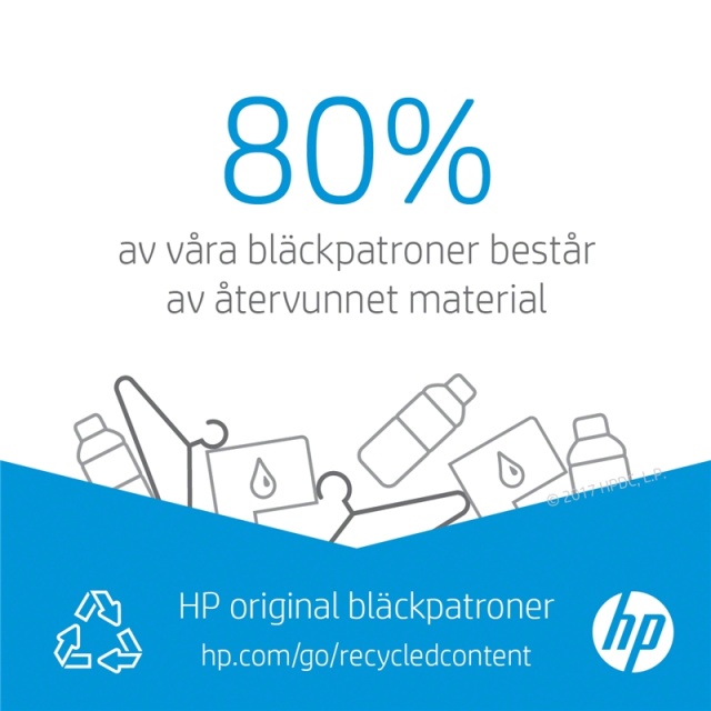HP 304 2-pack Black/Tri-color Original Ink Cartridges bläckpatroner 2 styck Hög