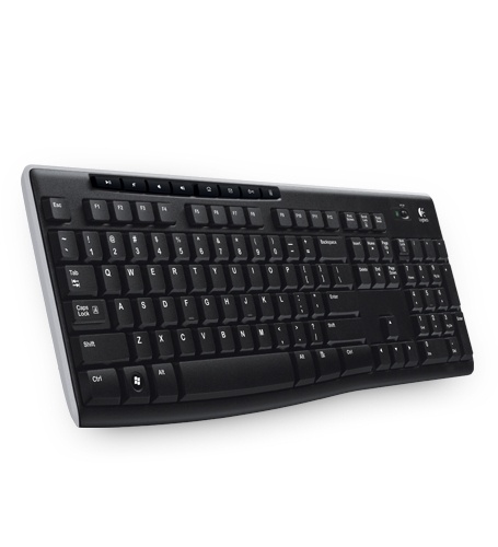 Logitech K270 tangentbord RF Trådlös QWERTY Svart