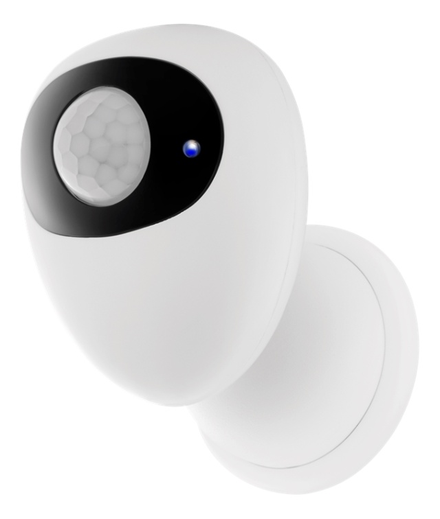 DELTACO SMART HOME Rörelsesensor, PIR, WiFi 2.4 GHz, vit/svart