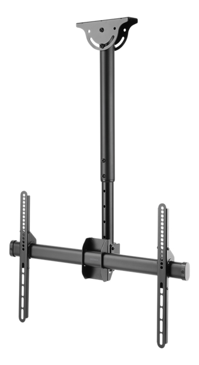 DELTACO Office Telescopic Single TV Ceiling, 560mm-910mm,50kg,37"-70