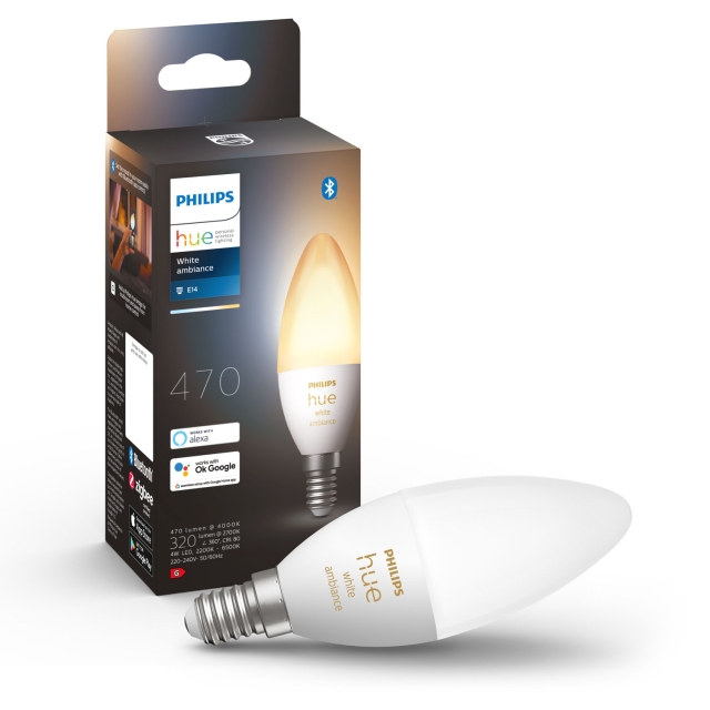Philips Hue White Ambiance E14 Kron 1-pack