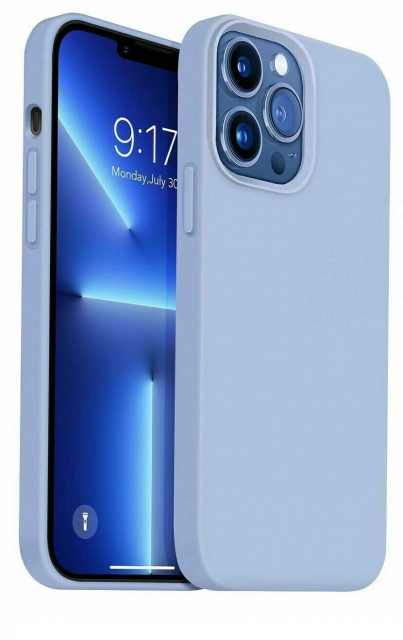 Silikonskal till Iphone 14 Pro, Ljusblå