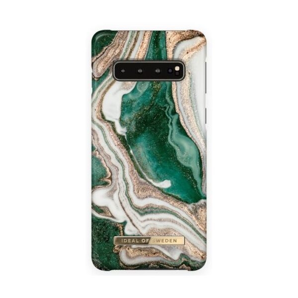 iDeal of Sweden Skal Samsung Galaxy S9 Plus  Golden Jade Marble