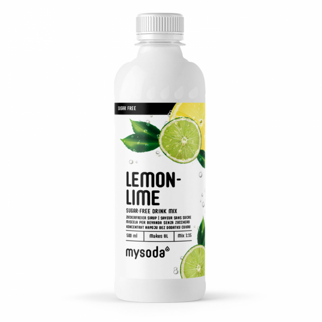 Mysoda Lemon-Lime Sugar Free 500 ml - Ger 8L dryck