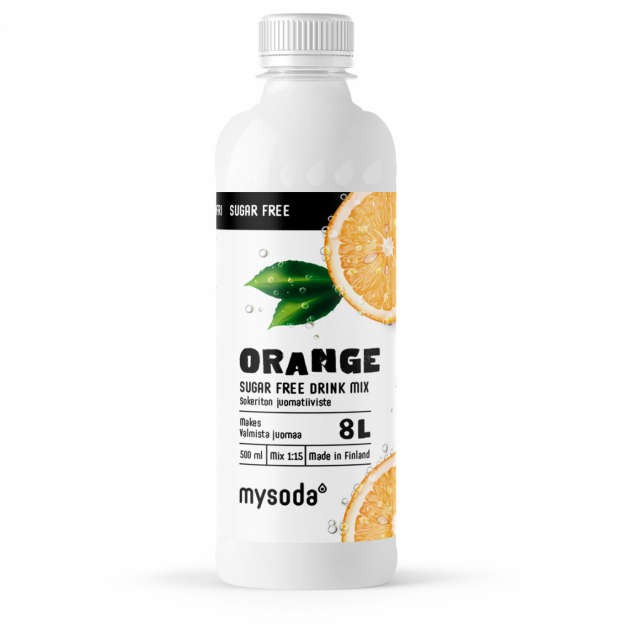 Mysoda Orange Sugar Free 500 ml - Ger 8L dryck