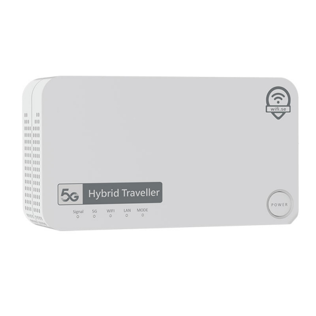 5G Hybrid Traveller Portabel Wifi Router för SIM och eSIM