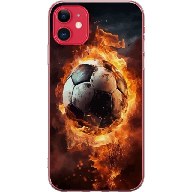Mobilskal till Apple iPhone 11 med Fotboll motiv