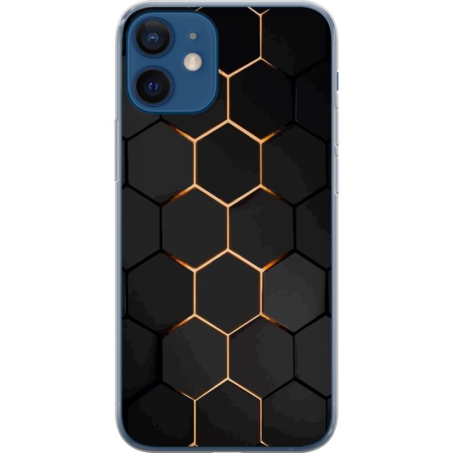 Mobilskal till Apple iPhone 12 med Lyxigt Mönster motiv