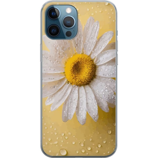 Mobilskal till Apple iPhone 12 Pro med Porslinsblomma motiv